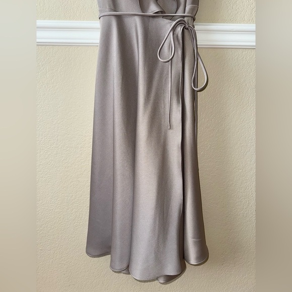 BHLDN Midi Wrap Dress Size 4 - Picture 9 of 10